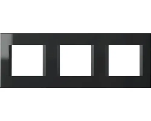 Rama Aparataje Tem Line 3x2 Module, Negru - Reducere extra