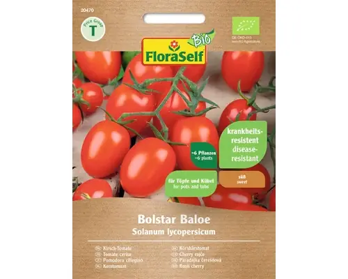 Seminte Legume Floraself Bio Rosii Cherry Bolstar Baloe, 150 gr - Preț avantajos