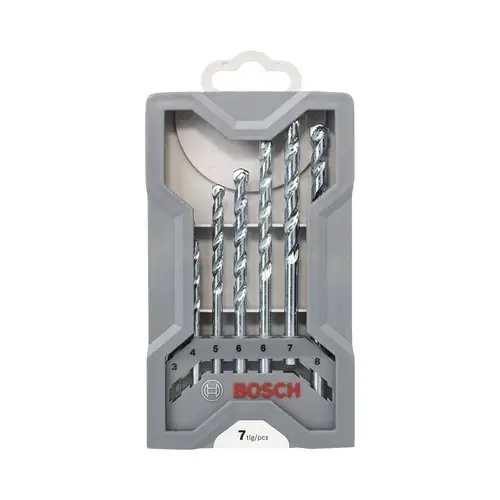 Set 7 burghie zidarie, Bosch, Ø3-8 mm | Calitate profesională