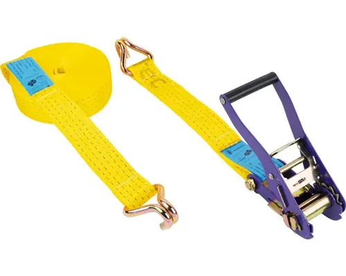 Set Chingi De Fixare Cu Clichet Si Carlig Mamutec 50mm X 8m, Max. 5000kg, 2 Piese - Se vinde rapid