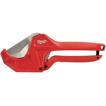 Tăietor de țevi Milwaukee 4932464173 Foarfece cu clichet pu tevi PVC 60mm | Ofertă specială