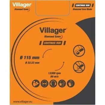 Ofertă excelentă - Disc de tăiere Villager Disc diamantat continuu DCBC 180mm (60667)