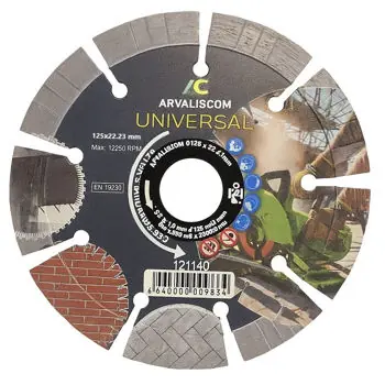 Reducere | Disc de tăiere Arvaliscom 121141 Disc diamantat Beton Standart SS9 150*22.23 10 Seg