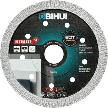 Acum disponibil - Disc de tăiere Bihui DCAE125 Диск алмазный Ultimate Diamond 125x22.2x1.4mm