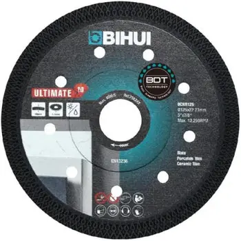 Super preț - Disc de tăiere Bihui DCAM115 Burghiu diamantat Ultimate Edge, 115x22,2x1,4mm