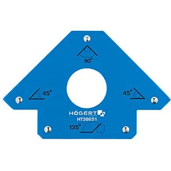 Suport magnetic pentru sudură Hoegert HT3B651 Suport magnetic de sudura 22.5kg, 155x102x18mm | Produs de top