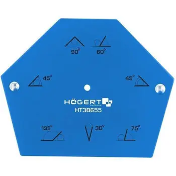 Reducere - Suport magnetic pentru sudură Hoegert Suport magnetic de sudura 34kg 138x110x26mm HT3B655