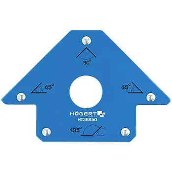 Suport magnetic pentru sudură Hoegert Suport magnetic de sudura 34kg 190x122x27mm HT3B650 | Promoție