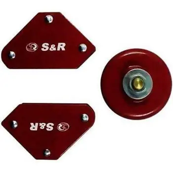 Suport magnetic pentru sudură S&R 290403005 Set ajutaj magnetic pentru sudura mini 3buc. | Ofertă pentru o perioadă limitată