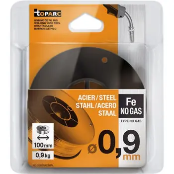 Sârmă de sudură GYS 086104 Ø 100 mm, acoperit cu flux / fără gaz protector, oțel, Ø 0,8, 0,9 kg | Expediere rapidă