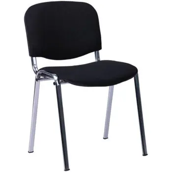 Cumpără în siguranță - Scaun de birou AMF Picioare cromate ISO, Negre
