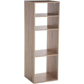 Premium - Raft de birou 5five 51866 Raft 34.5x32x100.5cm, 2+2 polite, natural