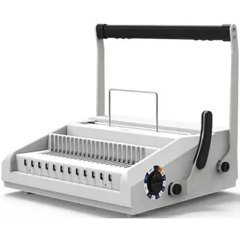 Aparat de îndosariat Deli DLET328, 20L/280L, plastic/metal, arc - Calitate excelentă