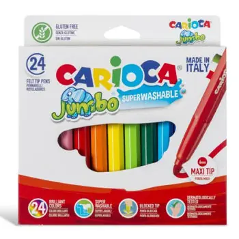 Instrumente de scris Carioca 40570 Set carioci Jumbo 24 buc - În stoc