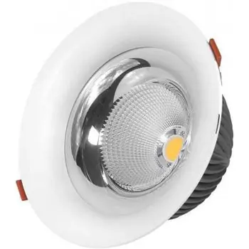 Se poate comanda | Corp de iluminat interior LED Market Downlight COB Round 20W, 6000K, LM-D2008, White