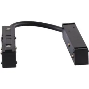 Accesoriu de iluminat LED Market Jonctiune Live End Track Line Connector LM-JC, Black - Livrare rapidă