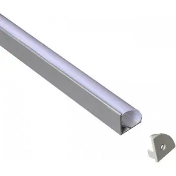 Accesoriu de iluminat LED Market Profile LED LMX-1616, 15.5*15.5mm, interior angle 10.5mm, 2000mm/set | Se poate comanda