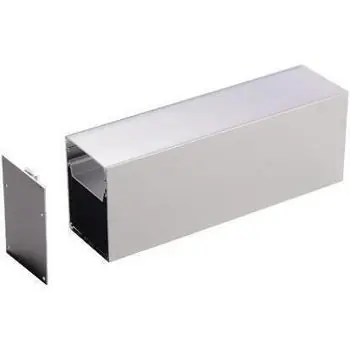 Accesoriu de iluminat LED Market Profile LED Wide LMX-5575-M, 55*75mm, 3000mm/set | Stoc pe terminate
