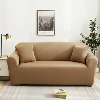 Husă pentru canapea Relaxe Home Solid Sofa Cover 2 места (145-185 см) Бежевый - Selecție premium