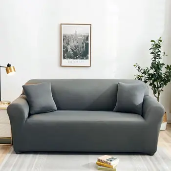 Lansare recentă | Husă pentru canapea Relaxe Home Solid Sofa Cover 2 места (145-185 см) Серый