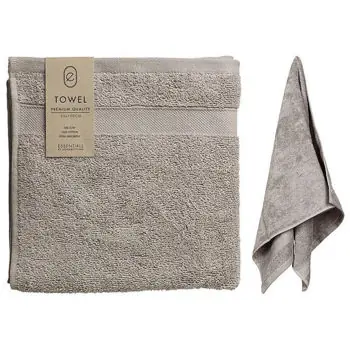 Outlet | Prosop H&S 53878 Prosop 50x100cm bumbac, gri