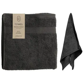 Cumpărături sigure | Prosop H&S 53879 Prosop 50x100cm bumbac, antracit