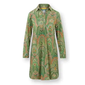 Comandă online - Textile de casă Pip Studio 51.503.674 Daaltje Long Sleeve Nightdress Jabali Green L Green