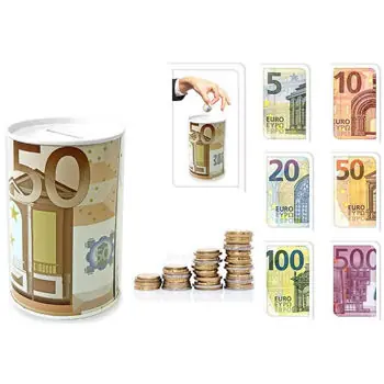 Decor Promstore 08569 Копилка металлическая 7.5x12сm Euro | Direct din fabrică