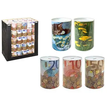 În topul vânzărilor | Decor Promstore 17122 Копилка металлическая 10x15cm Euro/рисунок