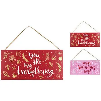 Decor Promstore 46561 Valentine 37x18cm Табличка с надписью - Retur ușor