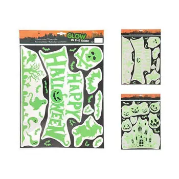 Decor Promstore 48445 Наклейки на окно Halloween 30x42cm флуоресцентные | Calitate de top