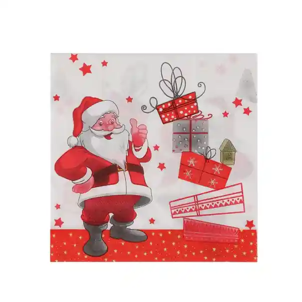 20 bucăți Servetele din hârtie 33 x 33 cm Servetele de Crăciun cu Moș Crăciun și cadouri Servetele decorative pentru masa de Crăciun Decoratiuni pentru petreceri de Crăciun | Favoritul clienților