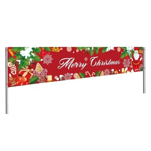 Banner de Craciun 200 x 40 cm P4093 - Retur simplu