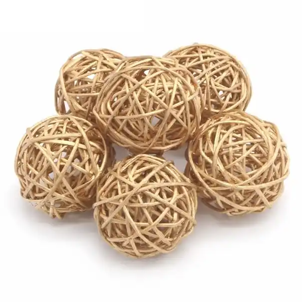 Bile decorative din răchită 6 buc | Ofertă specială