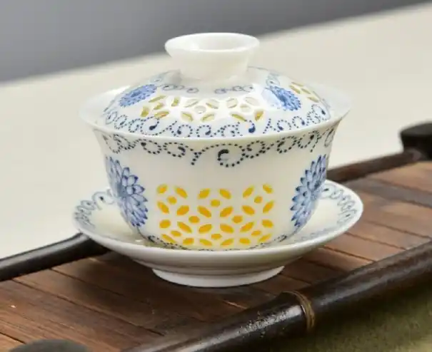 Castron de ceai Gaiwan cu ornamente - Alegerea clienților