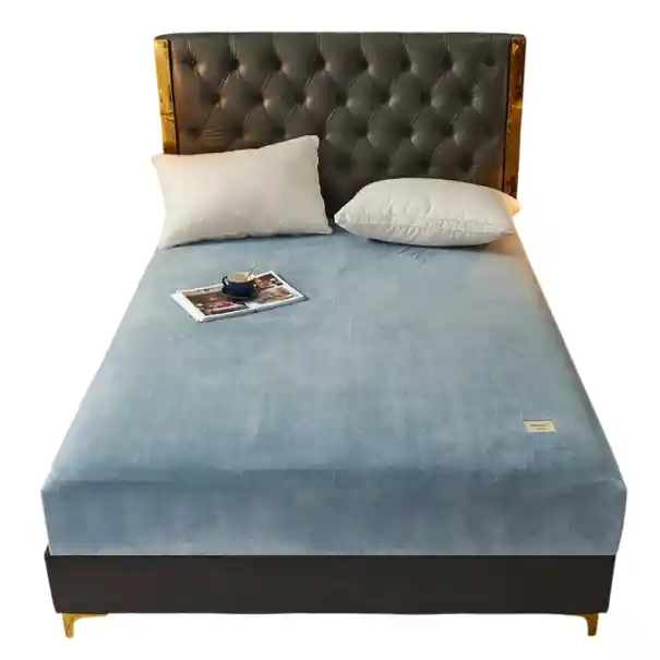 Cearceaf elastic din flanel 150 x 200 cm, Cearceaf neted, moale și cald, se menține la locul lui - Cumpără în siguranță