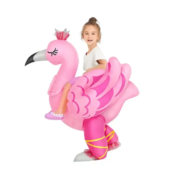 Costum de copii gonflabil flamingo | Preț de fabrică