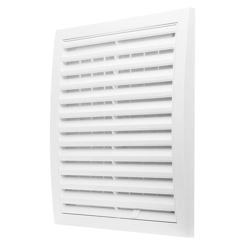 Acum disponibil - Grilă de ventilație din plastic Dalap GP 350x350 RNP ASA cu control mecanic, alba