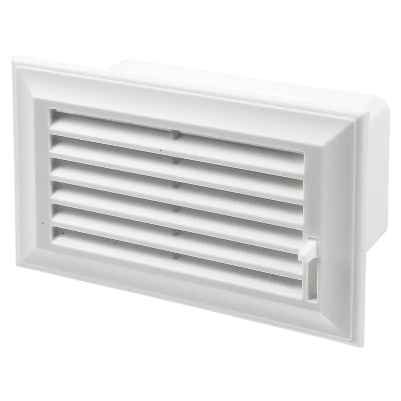 Grilă de ventilație PVC cu reglare la conductă rectangulară 110x55 mm - Ultima lansare
