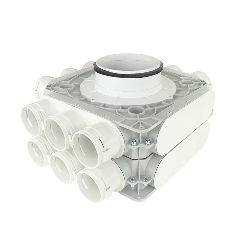 Ofertă avantajoasă | Cutie de distribuție din plastic cu două niveluri Dalap Flexitech PADB, 18 iesiri Ø 63 mm, flansa Ø 150 mm