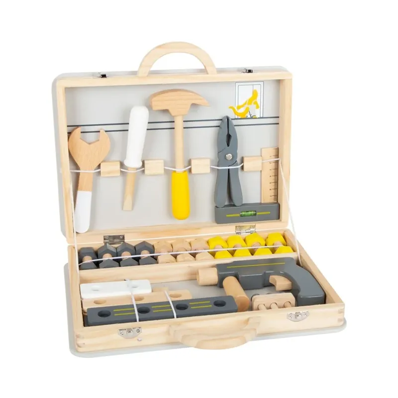 Cutie cu scule de joaca Miniwob Small Foot - Preț avantajos