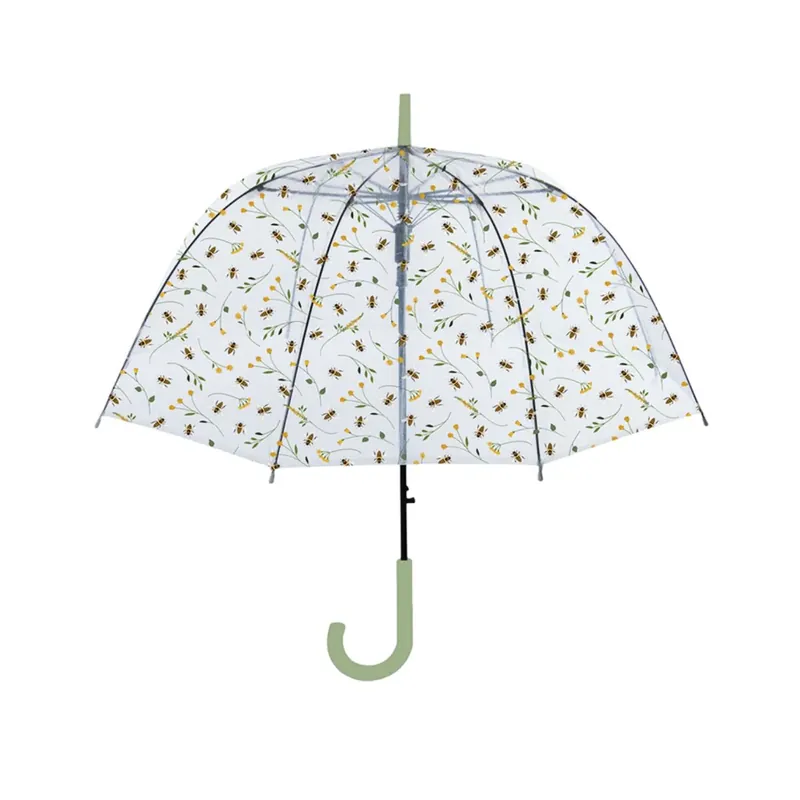 Promoție specială - Umbrela de ploaie transparenta din plastic Bee Esschert Design