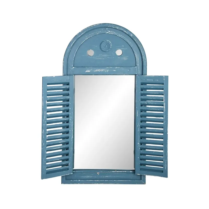 Reducere extra | Oglinda de perete albastra 39x75 cm Louvre Esschert