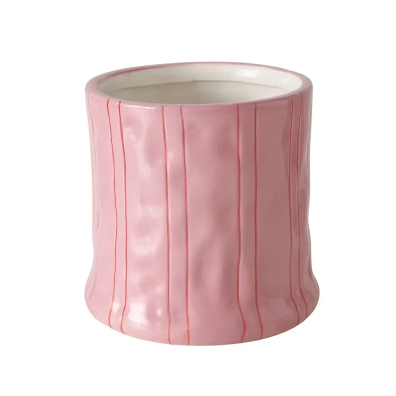 Ofertă excelentă | Suport decorativ pentru ghiveci, roz, din ceramica, Ø12,5 cm Nordica Boltze
