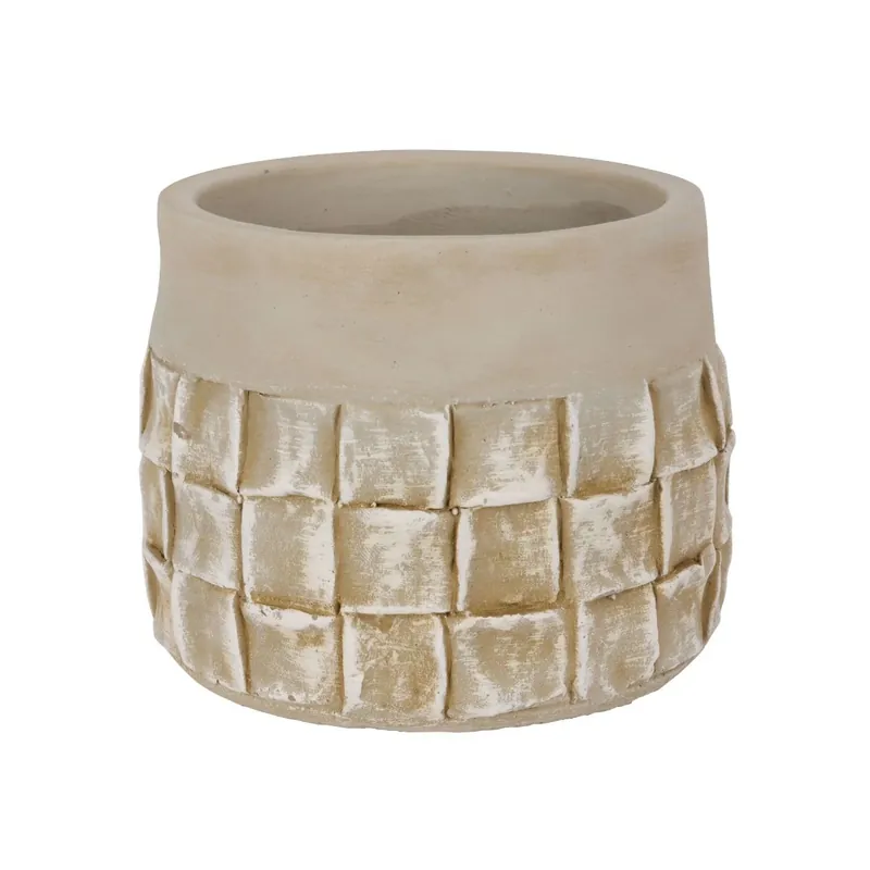 Ofertă limitată - Suport decorativ pentru ghiveci, grej, din ciment, Ø12x9,5 cm Surfaces Cosy&Trendy