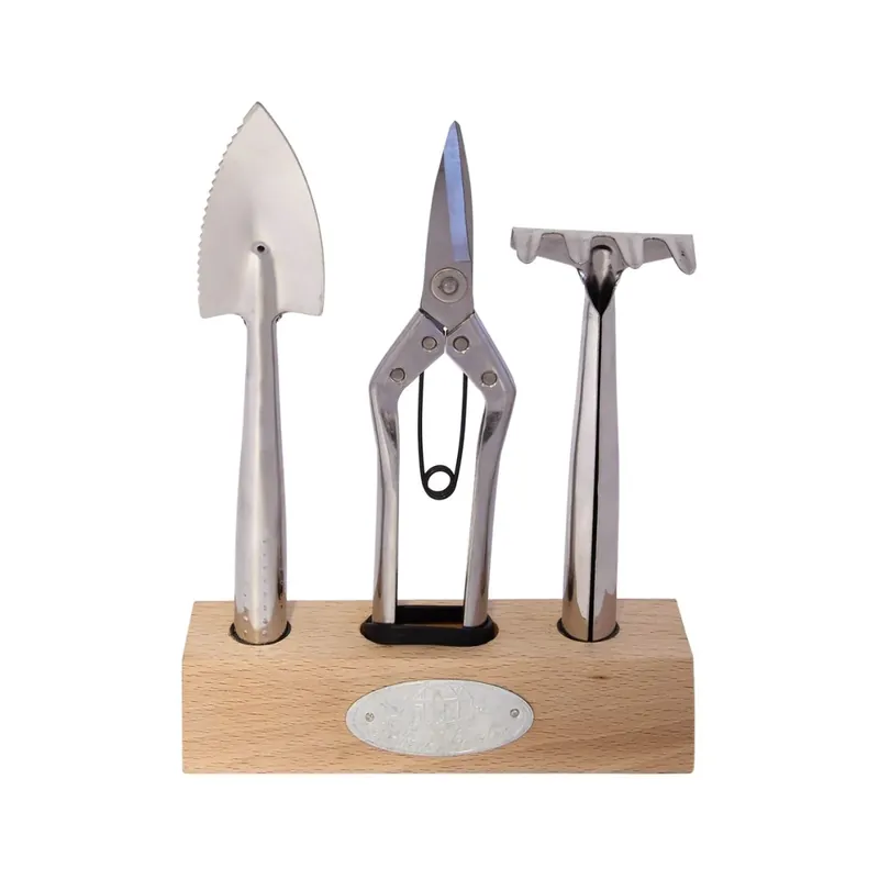Set unelte pentru gradinarit argintiu din inox 3 piese Indoor Esschert Design | Livrare imediată