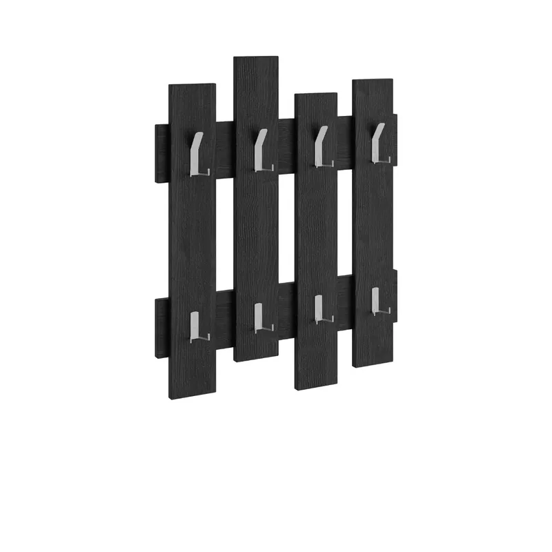 Se poate comanda - Cuier negru din PAL melaminat 64x81 cm Wave Decortie