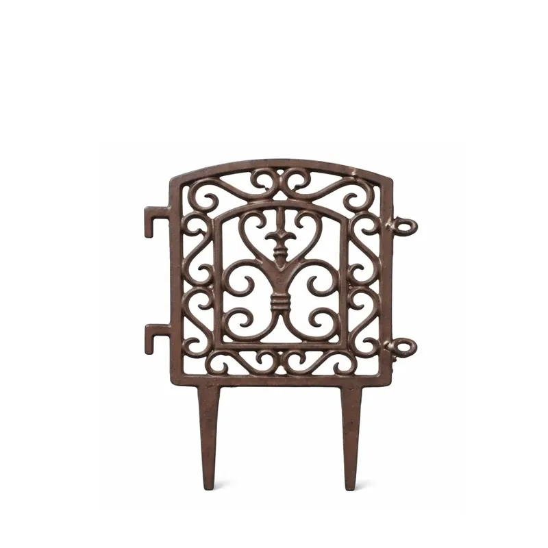 Gard decorativ din otel turnat 20x28cm Esschert Design - Cumpărături sigure