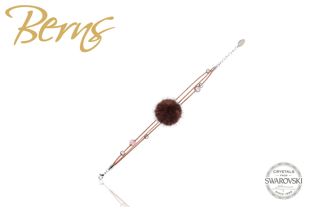 Bratara cristale Swarovski MINK BELL | Direct de la producător