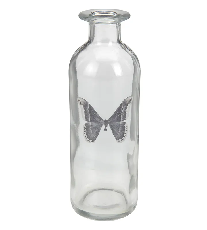 Vaza de sticla, model fluture, dimensiune 8.8x26.5 cm | Oferta zilei